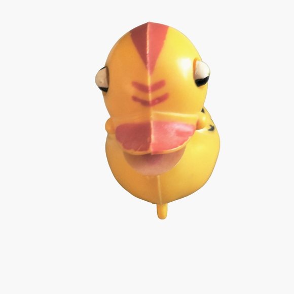 Yellow Duck Friction Toy Plastic Moving Eyes beak Anthropomorphic Vintage 1950 - Picture 8 of 12